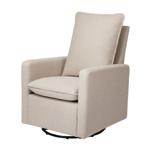 Babyletto Cali Pillowback Swivel Glider - Performance Beach Eco-Weave