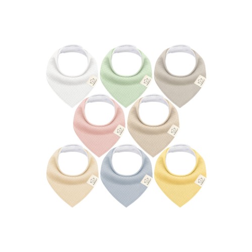 8-Pack Quin Bandana Bibs
