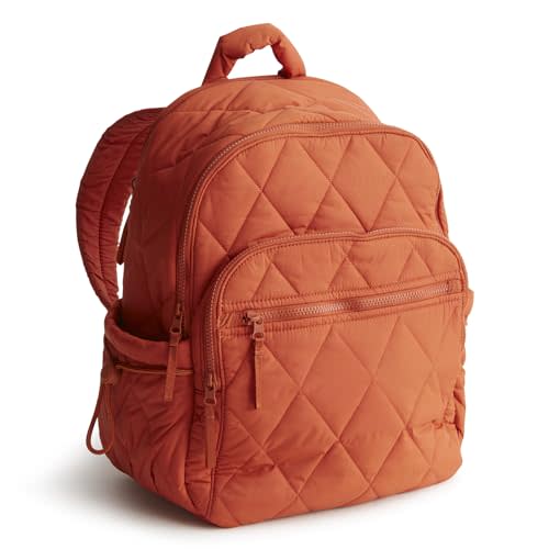 Vera Bradley Women's Featherweight Bancroft Backpack, Potter's Clay, One Size
