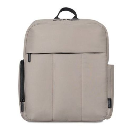 Baby Brezza Quilted Puffer Backpack Diaper Bag - Taupe: Includes Changing Pad