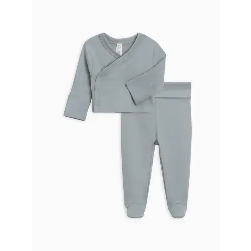 Riley 2 Piece Kimono Wrap Top and Pant Set