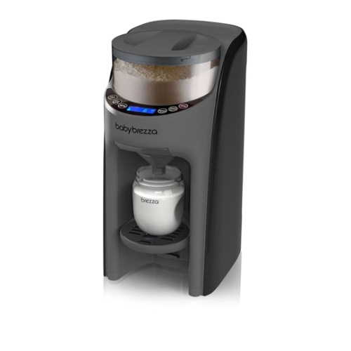 Baby Brezza New and Improved Formula Pro Advanced Formula Dispenser Machine - Automatically Mix a Warm Formula Bottle Instantly - Easily Make Bottle with Automatic Powder Blending, Charcoal
