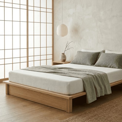 Atlas Mattress 5" Twin Gel Memory Foam Mattress In A Box, Breathable Cover, Medium Firmness