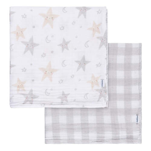 2-Pack Baby Neutral Celestial Muslin Blankets – Gerber Childrenswear