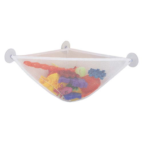 Bath Toy Organizer with Three Strong Suction Cups and A Mildew-Resistant Mesh Basket,Bath Toy Organizer with 3 Strong Hooked Suction Cups Mold Resistant Mesh Net Basket,