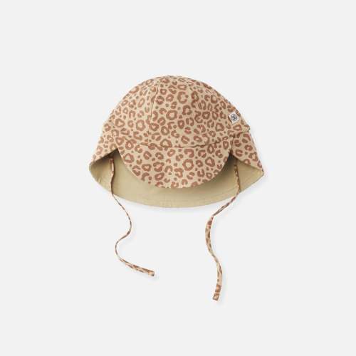 Reversible Sun Hat UPF 50+ Leopard Brown | Cloby