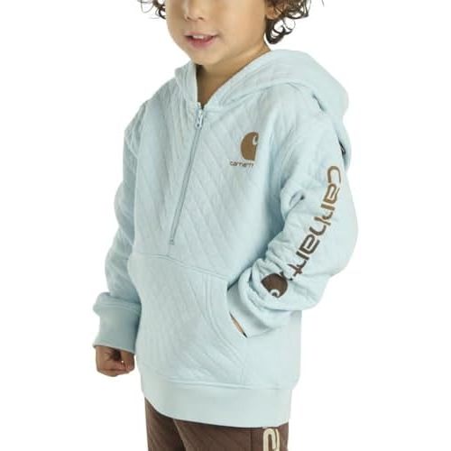 Carhartt Kid's CA6273 Long-Sleeve Half-Zip Sweatshirt - Boys