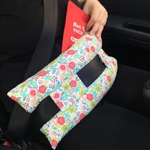 Hysterectomy Pillow Abdominal Post Surgery Pillows with Pocket Comfort for Ice Heat Packs Tummy Tuck Belly Incision Recovery Seatbelt Gifts Women Patients (Camellia)