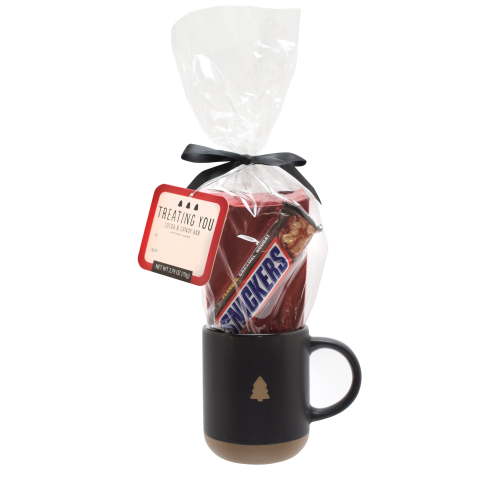 SNICKERS Treating You Mug, Candy Bar and Cocoa Christmas Gift Set, 2.86oz