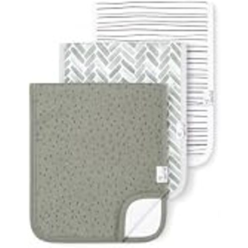 Copper Pearl Premium Baby Burp Cloths - 3-Pack Large Cotton Burp Cloths, Extra Soft Spit Up Rags with 3 Absorbent Layers, Perfect for Baby Boy and Baby Girl Gifts (21" x 10" Size, Alta Set)