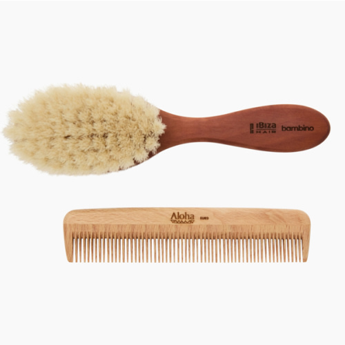 bambino brush & Aloha comb