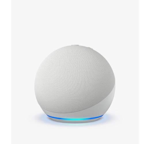 Amazon Echo Dot (newest model) - Vibrant sounding speaker, Designed for Alexa+, Great for bedrooms, dining rooms and offices, Glacier White