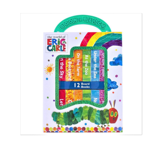 World of Eric Carle, My First Library 12 Board Book Set - First Words, Alphabet, Numbers, and More! Baby Books - PI Kids