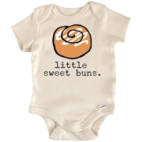 Cinnamon Roll Baking - Baby Boy Girl Clothes Infant Bodysuit Funny Cute Newborn 1