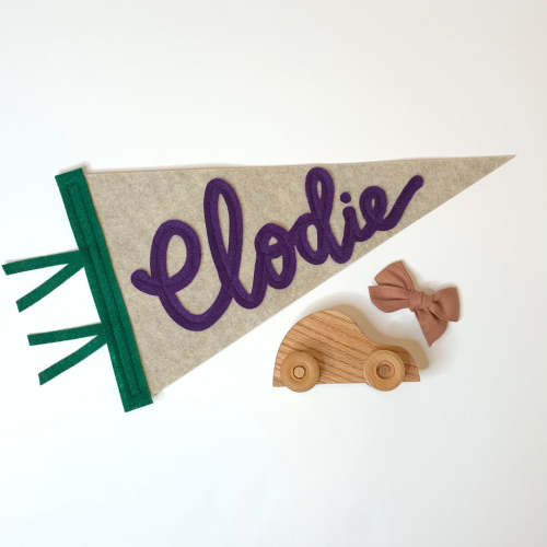 Custom Name Pennant (Cursive)
