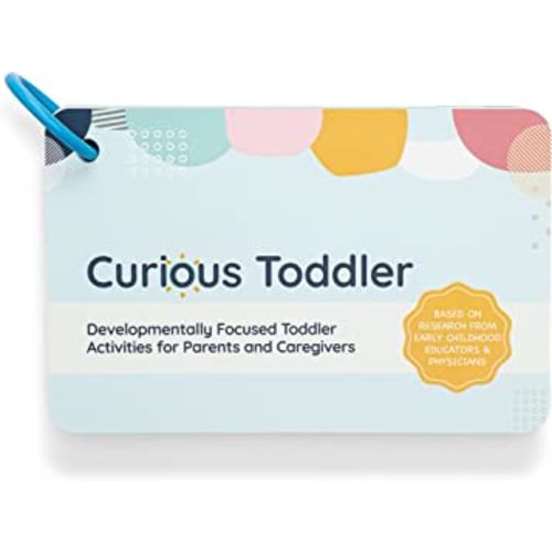Curious Toddler™ Activity Cards | 40+ Activities for Toddler & Me (12-24 Months) | Developmentally-Focused and Stimulating Creative Playtime Ideas | Bonus: Two Recipes for Dough & Dyed Pasta