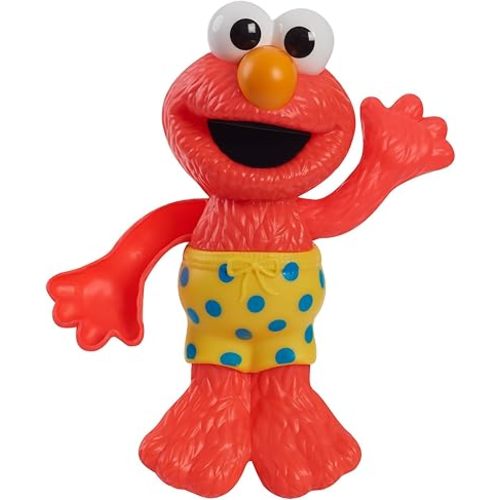 Sesame Street Swim and Splash Elmo Wind Up Bath and Pool Toy, Officially Licensed Kids Toys for Ages 2 Up by Just Play