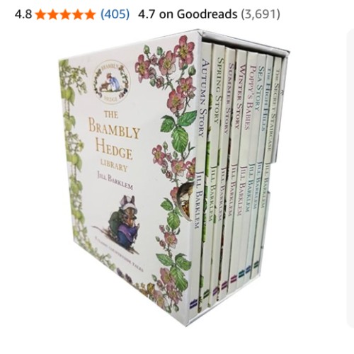 Brambly Hedge Collection Jill Barklem 8 Books Set (Autumn Story, Spring Story, Summer Story, Winter Story, Poppy's Babies, Sea Story, The High Hills, The Secret Staircase)