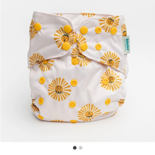 Space and Sky: Essentials Pocket Cloth Diaper with Athletic Wicking Jersey, Grows with your Baby