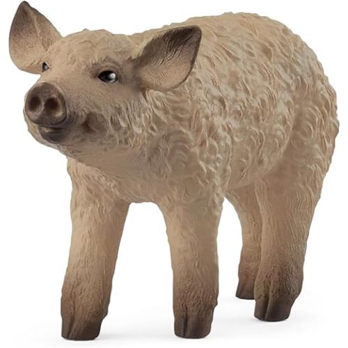 Schleich Farm World - Cute 2" Mangalica Piglet Pig Toy for Kids. Realistic, Farm Animal Toys for Boys and Girls. Fun Educational Figure for Screen-Free, Imaginative Learning for Children Ages 3+ 14893
