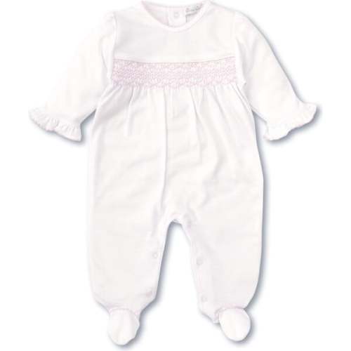 Charmed Footie, White & Pink - Kissy Kissy | Maisonette