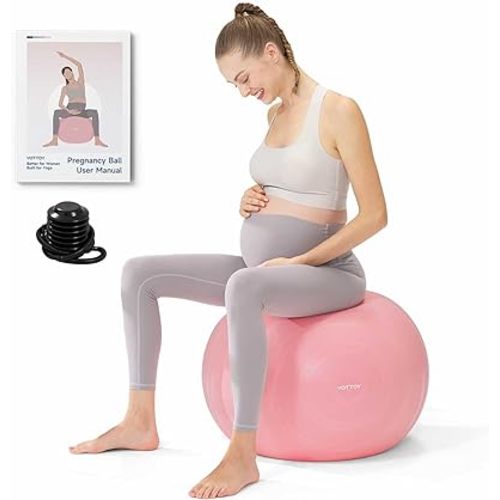 YOTTOY Pregnancy Ball - 1.8mm Thick Birthing Ball for Maternity Physio and Birth Preparation, Yoga and Exercise for Pregnancy - Includes Pump