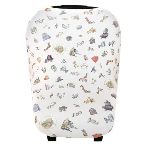Copper Pearl Multi-Use Cover: Car Seat Covers, Nursing Cover, and Stroller Cover - Stretchy Fabric, All-Season Use, Stylish Designs, Easy Access for Moms - Wizarding World™