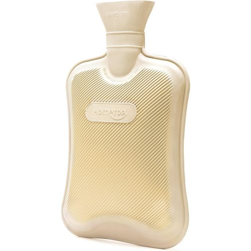 Classic Rubber Hot Water Bottle (Cream White)Prem