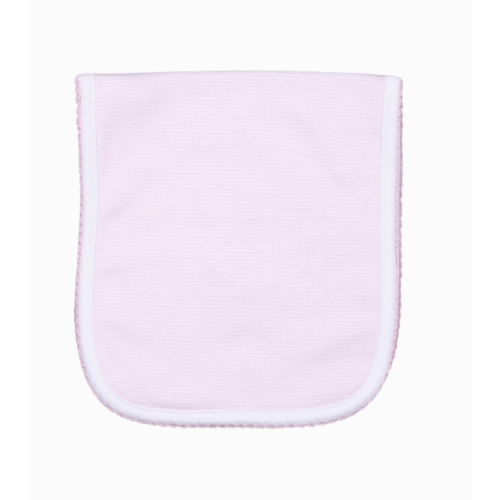 Baby Loren: Pink Stripes Burp Cloth
