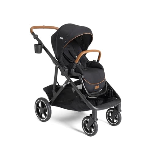 Joie Baby Chive Single-to-Double Stroller, 20+ Modes, Rubber Wheels | Reversible, 20+ Customizable Modes, Suspension & All-Terrain Wheels, Expandable UPF 50+ Canopy