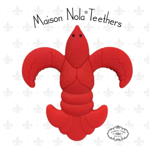 Crawfish Silicone Teether | Maison Nola
