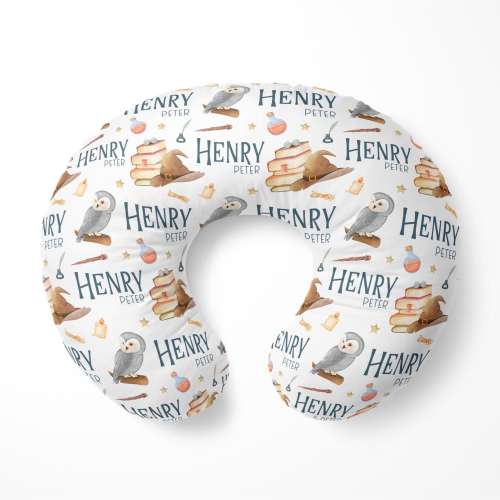 Wizard Nursing Pillow Cover, Wizard Nursing Pillow Cover, Wizard Nursing Cover, Baby Pillow Cover, Wizard Nursing Cover for Mom, B53