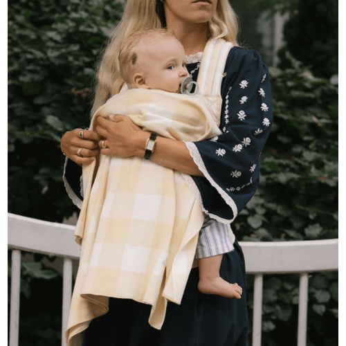 Blanket LUCA Butter + White