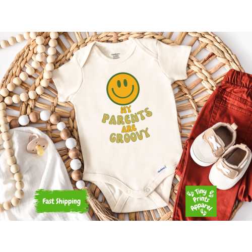 Groovy Parents Baby ONESIE® - Retro Baby Outfit