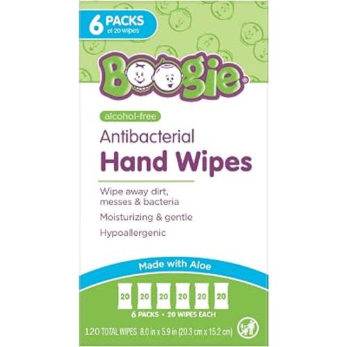 Antibacterial Hand Wipes - 120 Count