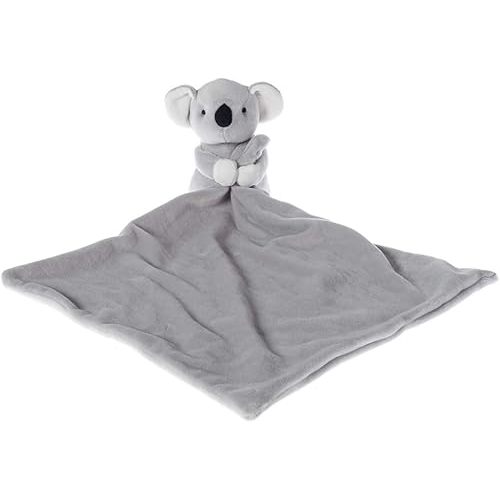 Apricot Lamb Stuffed Animals Security Blanket Gray Koala Infant Nursery Character Blanket Luxury Snuggler Plush (Gray Koala,)