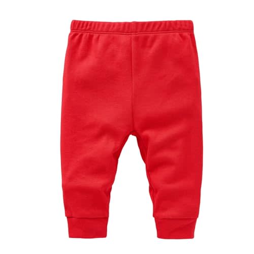 Toddler Cotton Sweatpants Fall Thick Warm Joggers Pants with Pockets Baby Boys Plain Straight Long Trousers Casual