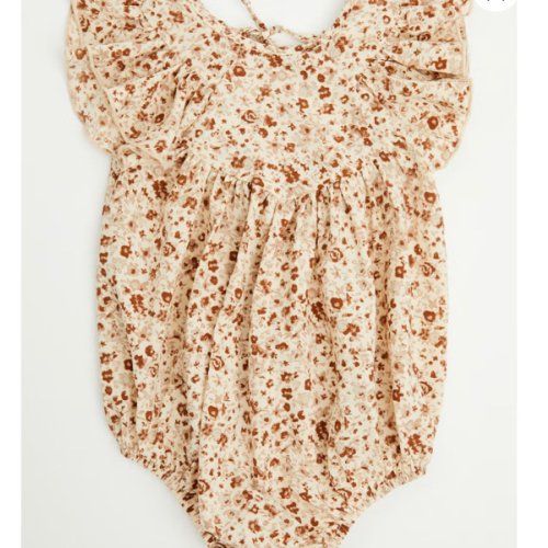 Yura Infant Girls' Floral Print Onesie