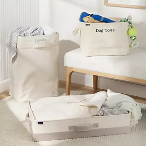 Small Canvas Storage Tote | Lands' End