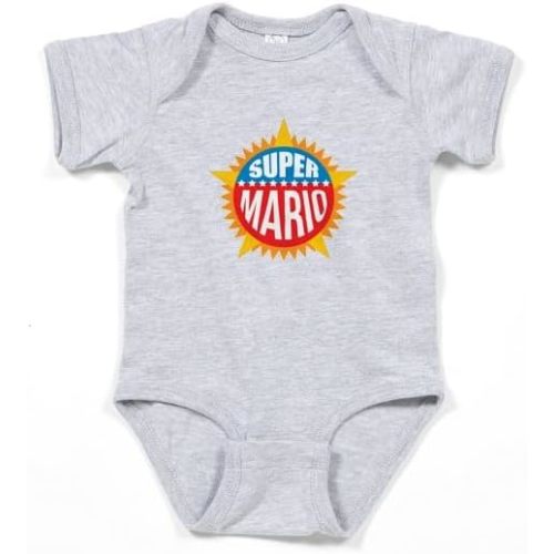 CafePress Super Mario Body Suit Infant Baby Bodysuit Romper