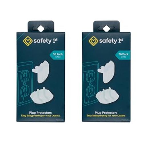 Safety 1st Electrical Outlet Baby Proof Covers, Secure Outlet Plugs, Baby Proofing, 72 Pack