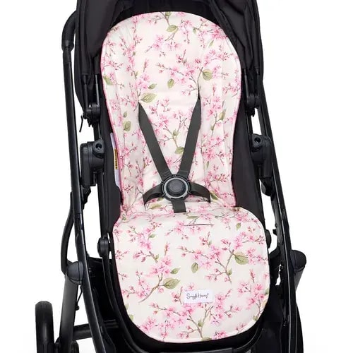 Snuggle Hunny Universal Organic Pram Liner - Cherry Blossom | Baby Bunting AU