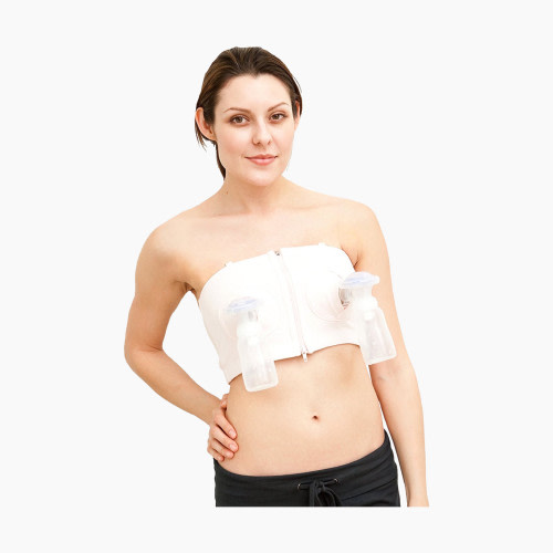 Simple Wishes Hands Free Breastpump Bra - Pink, Xs-L