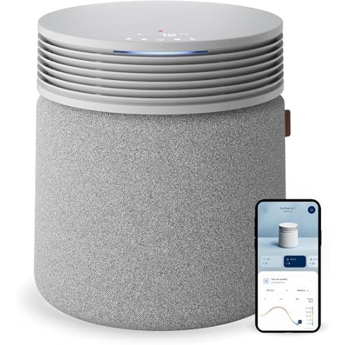 BLUEAIR Blue Signature Air Purifier for Large Rooms up to 3,385 Sq Ft, HEPASilent Filtration for Smoke, Dust, Pet Dander & Allergens, Smart WiFi Air Cleaner with Auto Mode, Quiet Air Purifier for Home