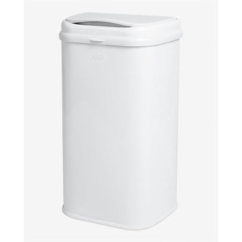 Ubbi Stainless Steel Diaper Pail, No Special Bags, Odor-Locking, White
