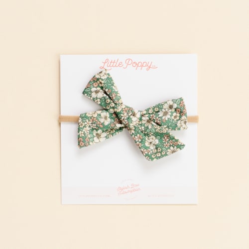 Jasmine Floral Headband Bow