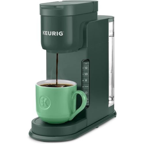 Keurig K-Express Single Serve K-Cup Pod Coffee Maker, 3 Brew Sizes, Strong Button Feature, 42oz Removable Reservoir, Warm Stone
