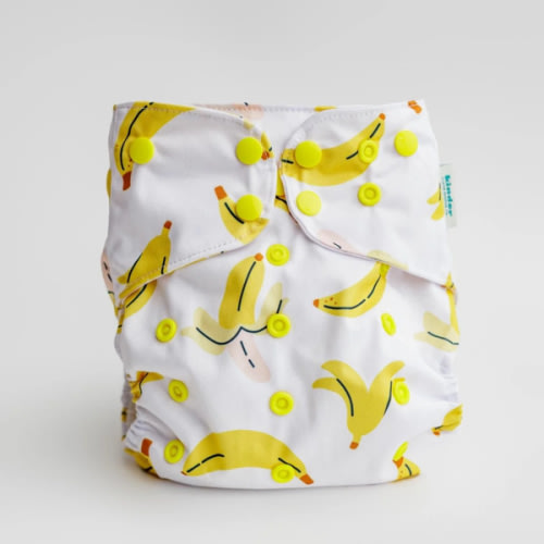 Food: Essentials Pocket Cloth Diaper with Athletic Wicking Jersey, Grows with your Baby