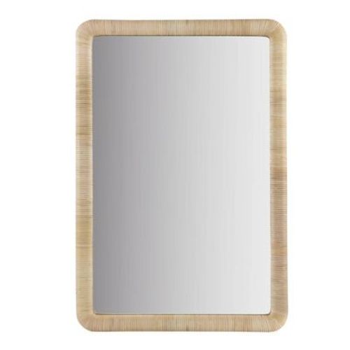 Nova Natural Rattan Rectangle Wall Mirror - Ink+Ivy
