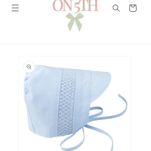 Feltman Brothers Bonnet- Boys- Blue – Littles on 5th